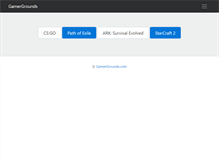 Tablet Screenshot of gamergrounds.com